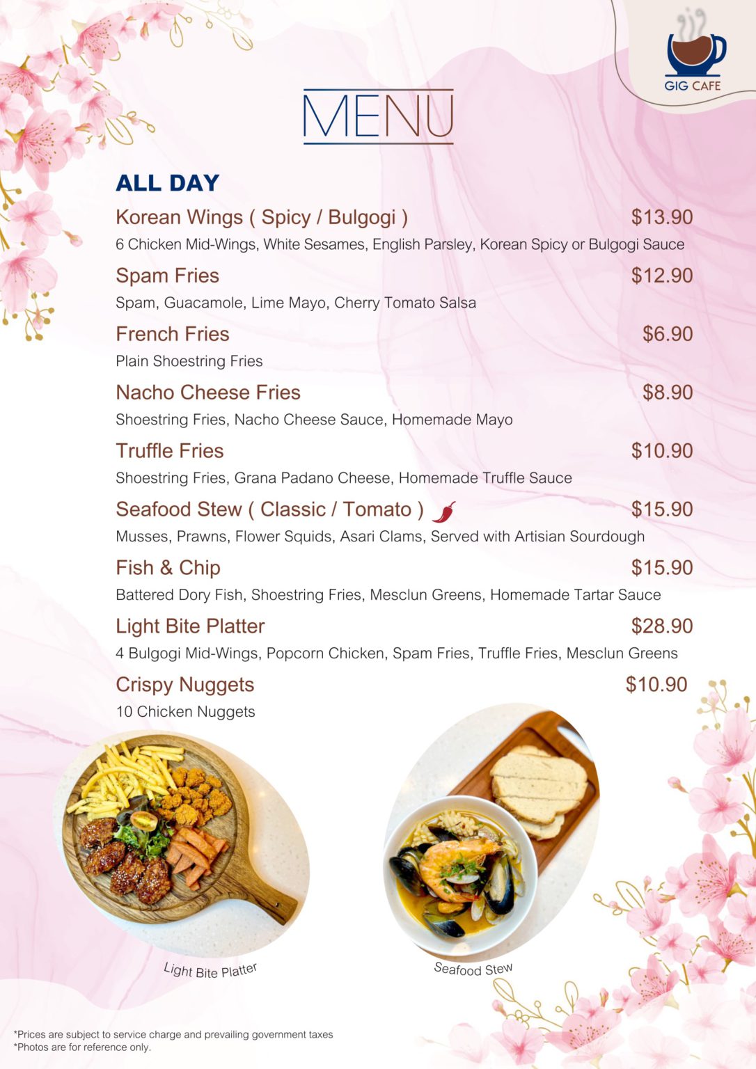 GIG Menu TPY 14 3 9:30:2025